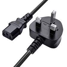 Desktop Power Cable 3 pin fused