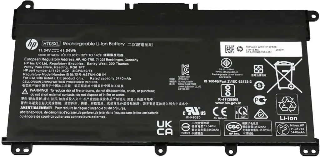 HP Battery HT03XL