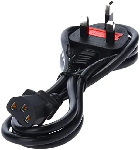 Desktop Power Cable 3 pin fused Original