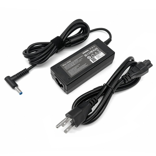 HP AC adapter charger 45W  4.5mm Small pin Blue Tip – ORIGINAL
