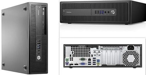 [V9G68EC] HP EliteDesk 800 G2 SFF Intel Core i5  Gen 6th 3.2Ghz, 8GB DDR4 RAM, 1TB  HDD SFF PC Black