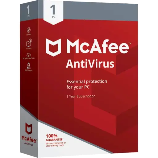 [Goods:All-00187] McAfee Antivirus 1 Device