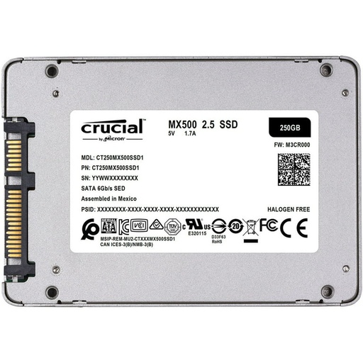 SSD Crucial   2.5     250GB -256GB