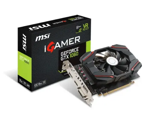 [Goods:Gamin-00837] GeForce GTX 1060 Super Sc Ultra Gaming, 6GB GDDR5 Dual Fan, Metal Backplate